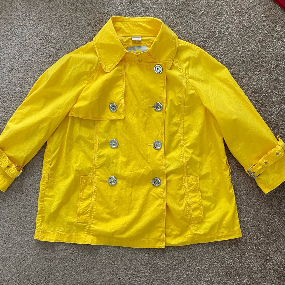 Michael Kors Trench Coat Windbreaker Jacket - Picture 4 of 12